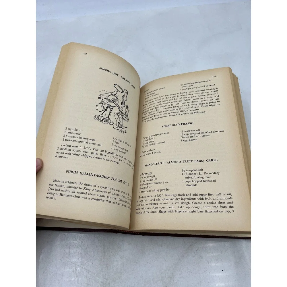 VTG Joys of Jewish Cooking Hardcover Cookbook Stephen Ethel Longstreet 1978